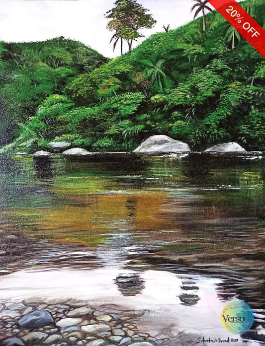 Bato 22 x 28 cm / Acrylic / Unframed, shipped in roll