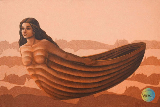 Bearer of Life 36 x 24 inch / Acrylic / Unframed, shipped in a roll