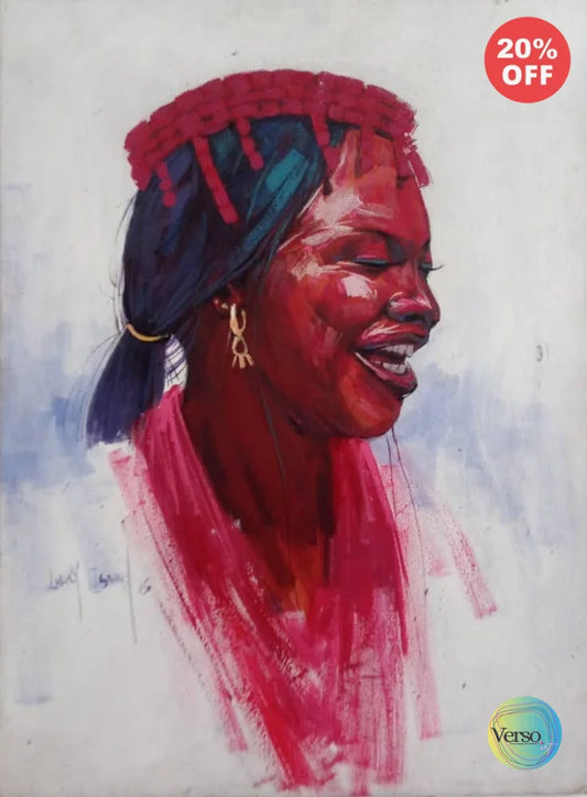 Beauty Behind the Smile - 17.5 x 23.5 cm / Acrylic / Unframed, shipped in a roll