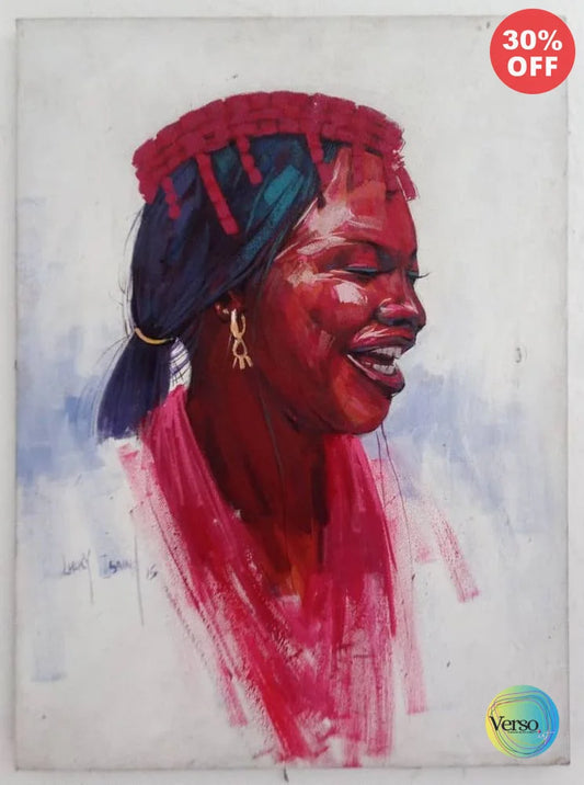 Beauty Behind the Smile 17.5 x 23.5 cm / Acrylic / Unframed, shipped in roll