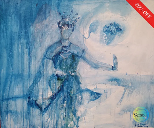 Bedhayan 120 x 100 cm / Watercolor / Unframed, shipped flat