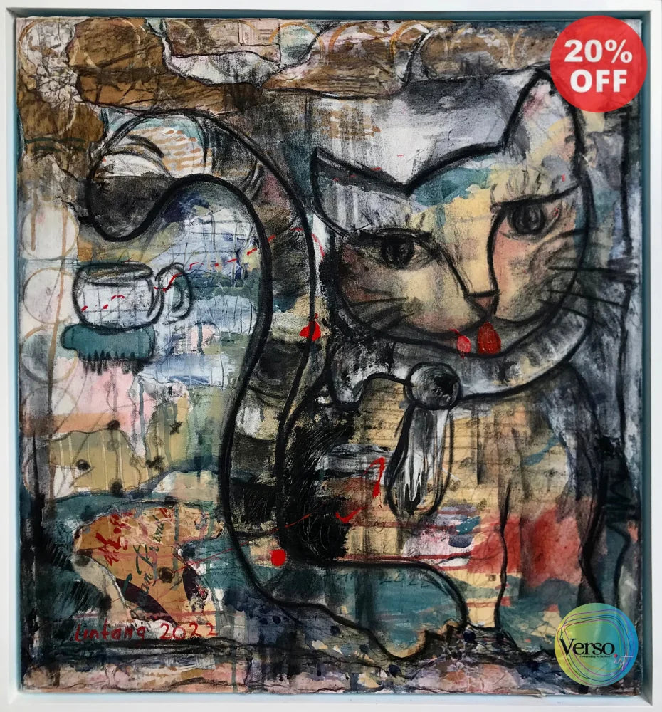 Belang Telon 60 x 55 cm / Mixed / Unframed, shipped in a roll