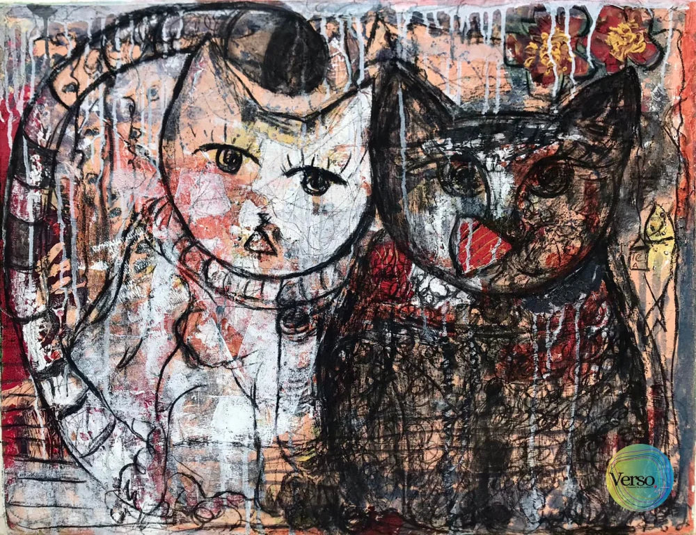 Black and White 90 x 70 cm / Mixed / Unframed, shipped in a roll