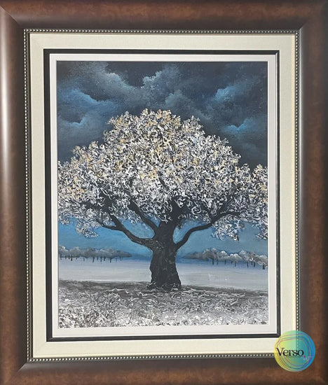 Blue midnight 16 x 20 cm / Print / Framed, shipped flat