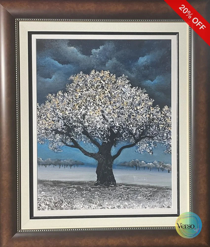 Blue midnight 16 x 20 cm / Print / Framed, shipped flat