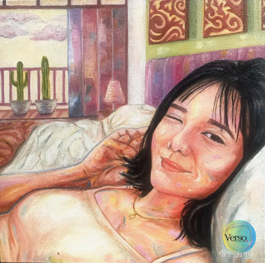 Bobo Cans (Beauty Sleep) 30 x 30 cm / Acrylic / Unframed, shipped in roll