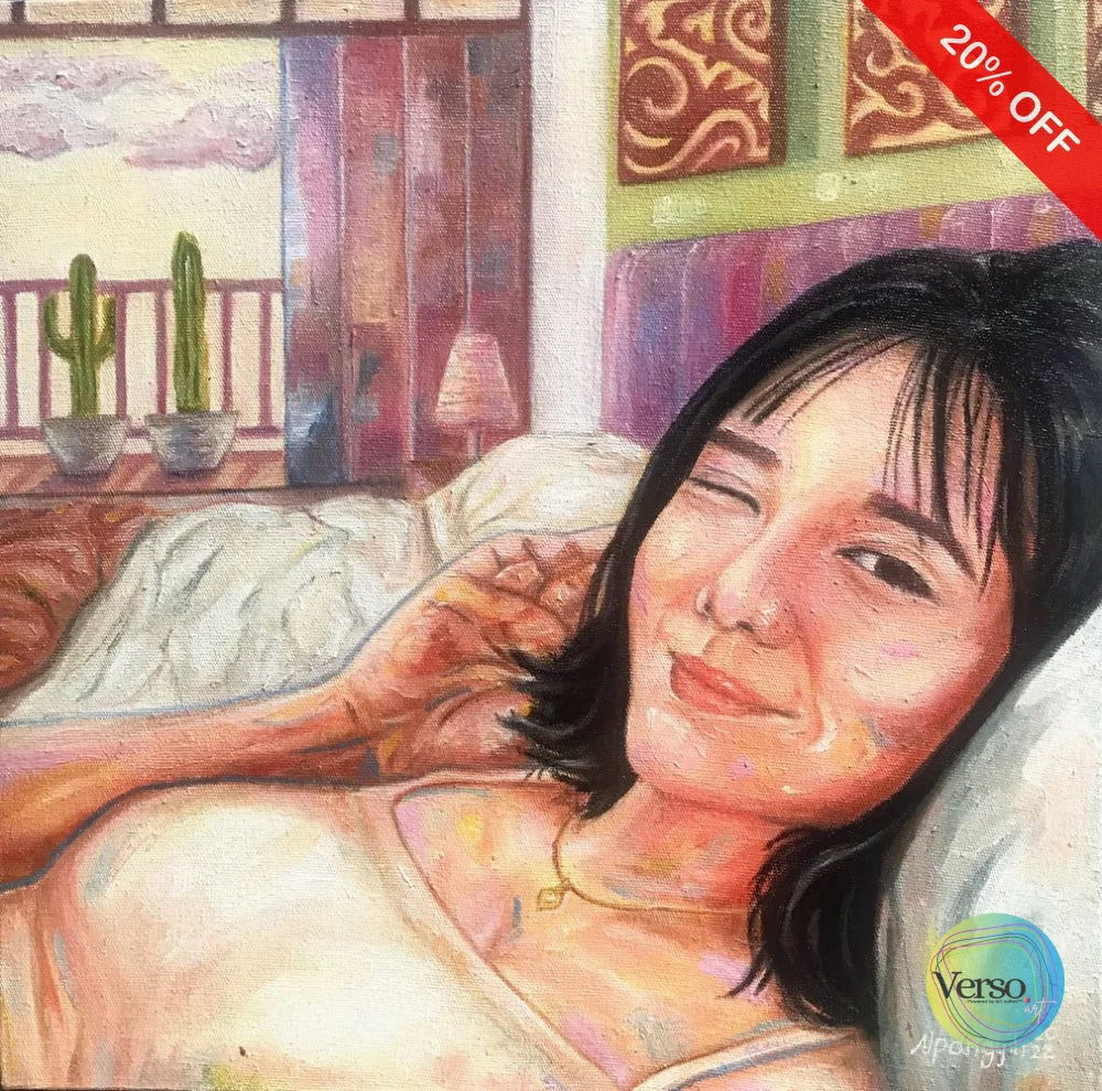 Bobo Cans (Beauty Sleep) 30 x 30 cm / Acrylic / Unframed, shipped in roll