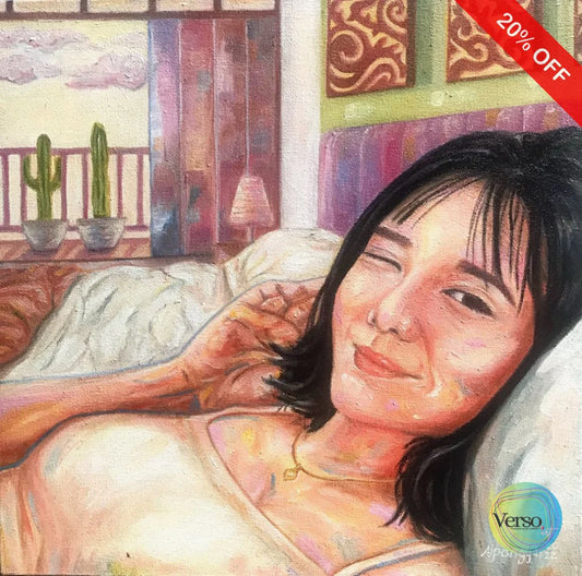 Bobo Cans (Beauty Sleep) 30 x 30 cm / Acrylic / Unframed, shipped in roll