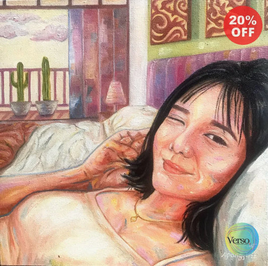 Bobo Cans (Beauty Sleep) - 30 x 30 cm / Acrylic / Unframed, shipped in a roll