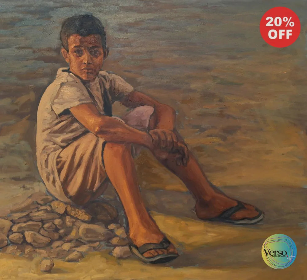 Boy from upper Egypt 100 x 90 cm / Oil / Unframed, shipped in roll