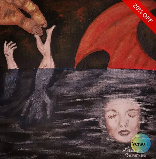 Caína 22 x 22 cm / Acrylic / Unframed, shipped in roll