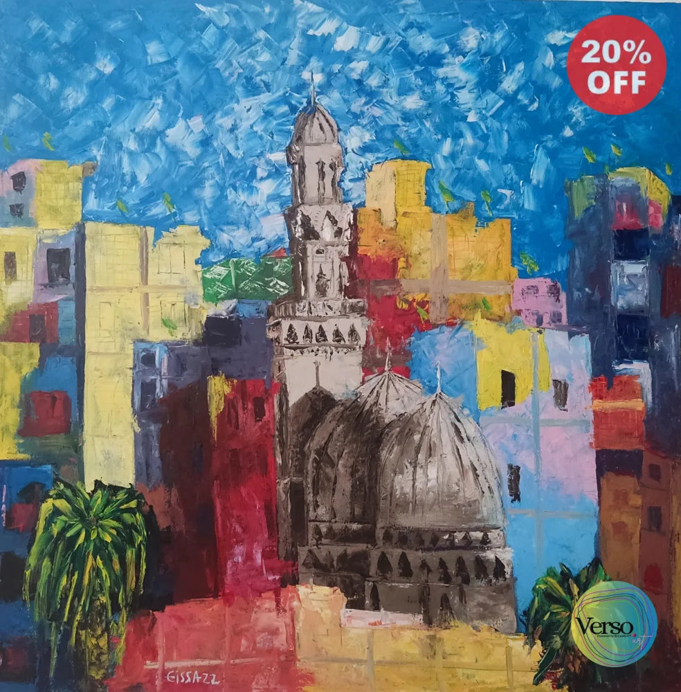 Cairo 100 x 100 cm / Oil / Unframed, shipped in a roll