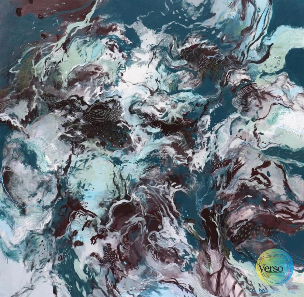 Calm and Good - 200 x 200 cm / Acrylic / Unframed, shipped in a roll