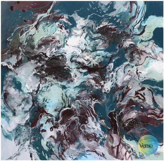 Calm and Good - 200 x 200 cm / Acrylic / Unframed, shipped in a roll