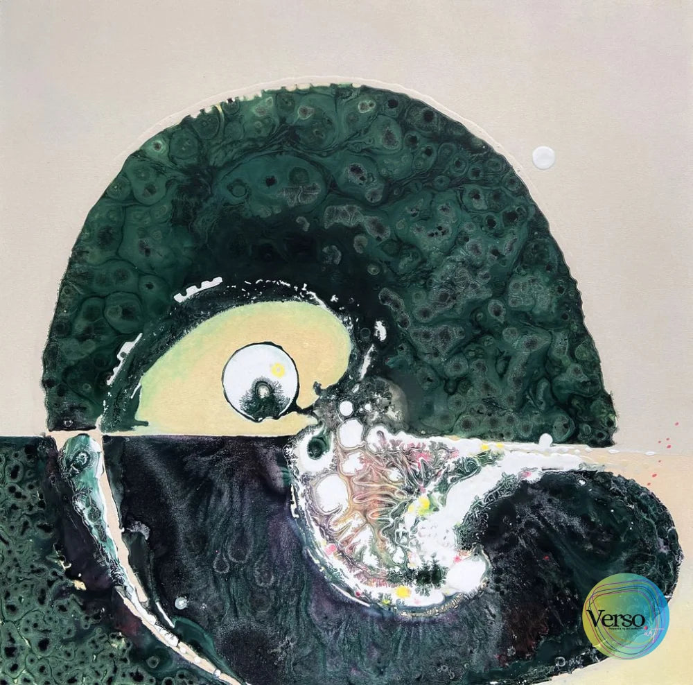 Cangkang (The Shell) 100 x 100 cm / Acrylic / Unframed, shipped in a roll