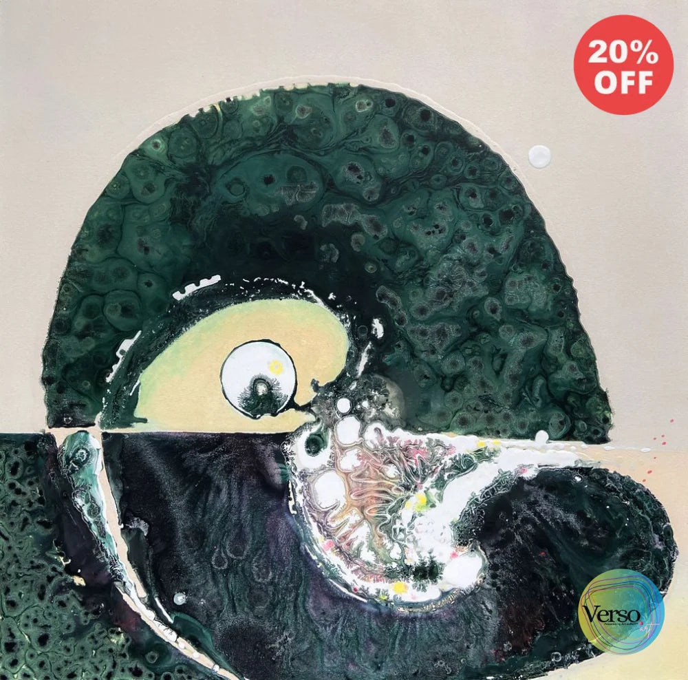 Cangkang (The Shell) 100 x 100 cm / Acrylic / Unframed, shipped in a roll