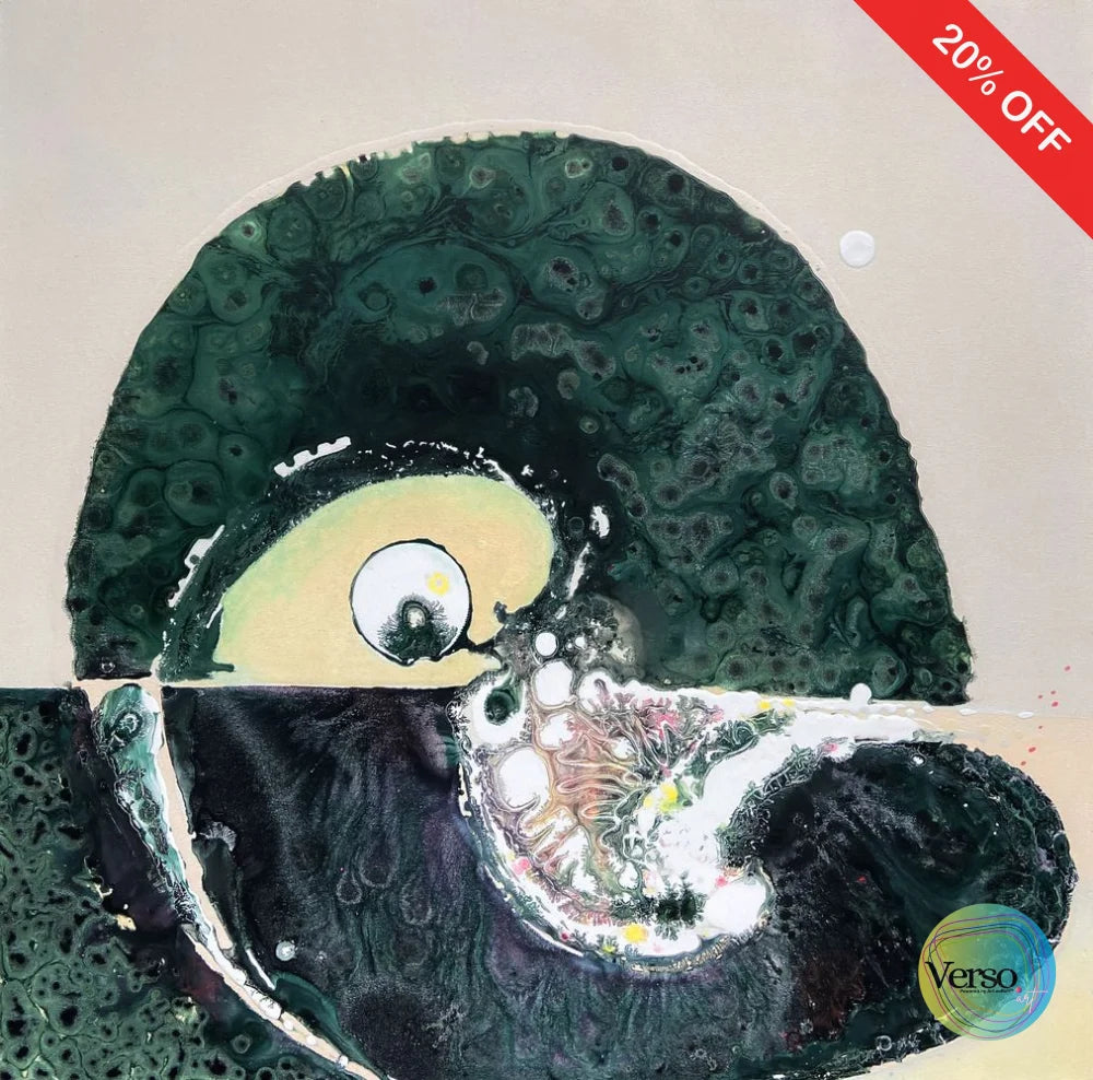 Cangkang (The Shell) 100 x 100 cm / Acrylic / Unframed, shipped in a roll