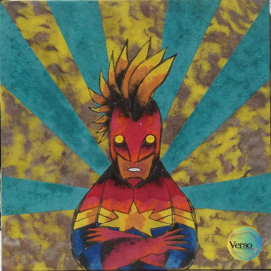 Captain Marvel 100 x 100 cm / Mixed / Unframed, shipped in roll