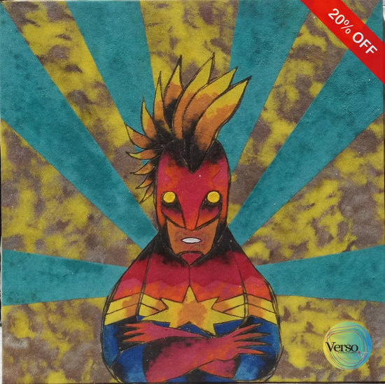 Captain Marvel 100 x 100 cm / Mixed / Unframed, shipped in roll