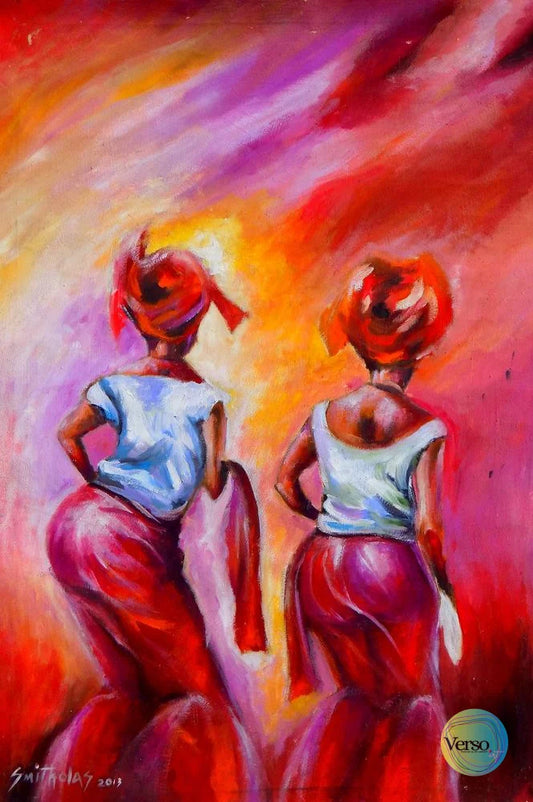 Celebration of Life 18 x 25 cm / Acrylic / Unframed, shipped in a roll Art on Canvas