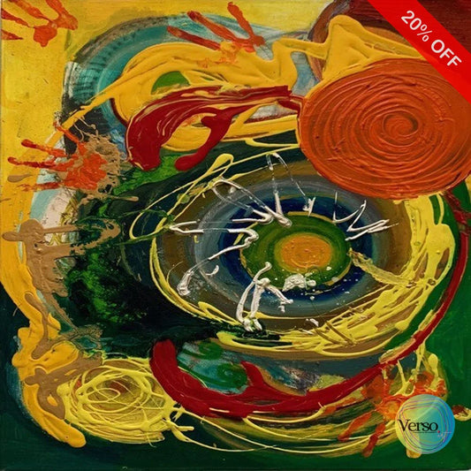 Chaos 65 x 85 cm / Oil / Unframed, shipped in roll