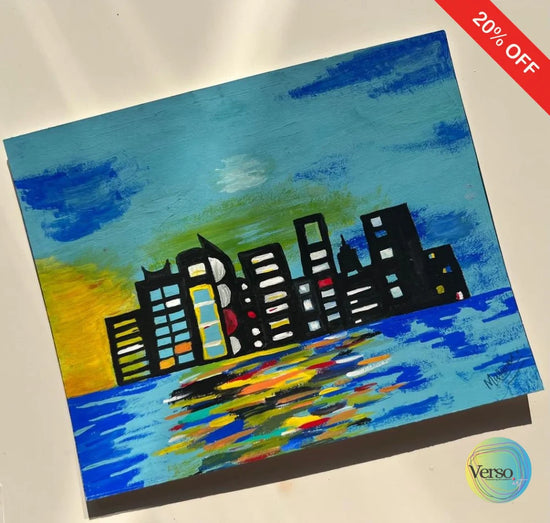 City View 8 x 6.4 inch / Acrylic / Unframed, shipped in a roll