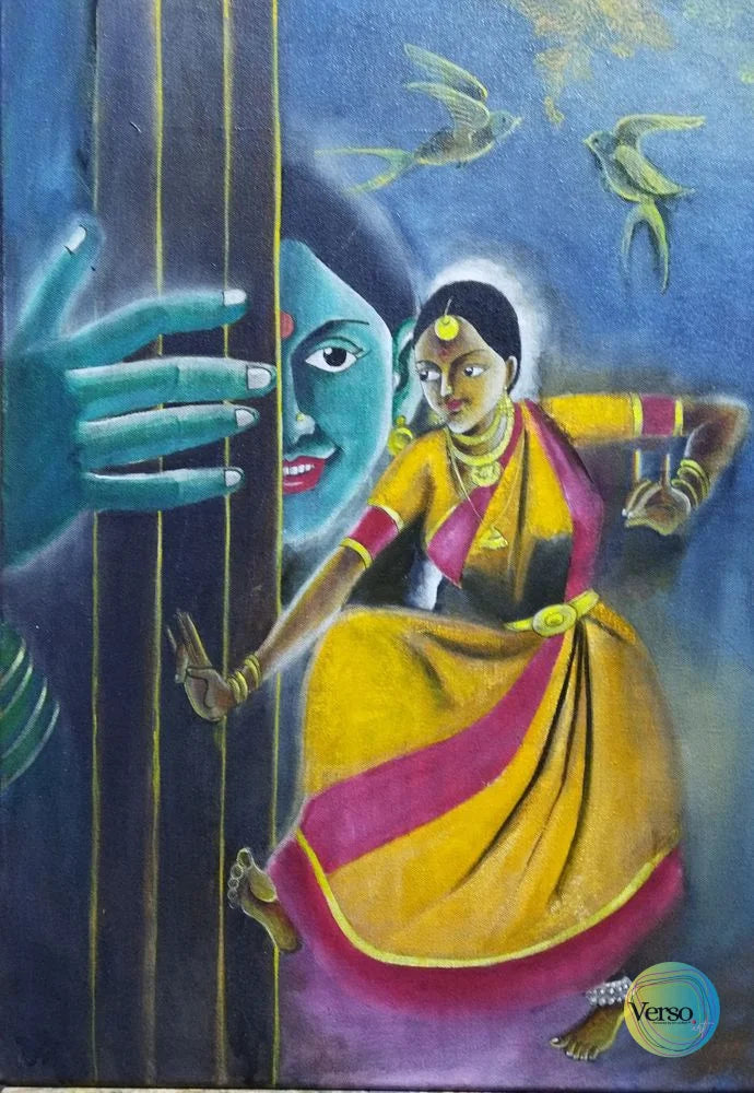 Classical dancer 18 x 24 cm / Acrylic / Unframed, shipped in roll