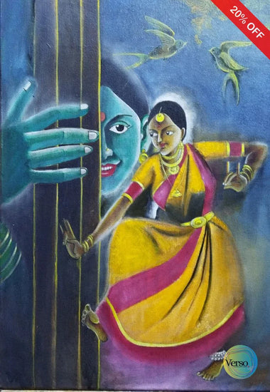 Classical dancer 18 x 24 cm / Acrylic / Unframed, shipped in a roll