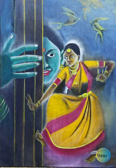 Classical dancer 18 x 24 cm / Acrylic / Unframed, shipped in a roll