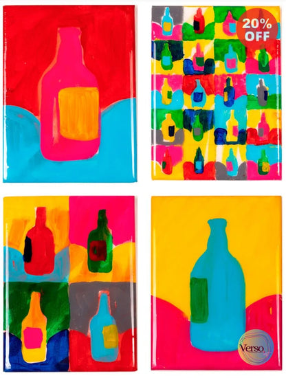 Color 20 x 15 cm / Acrylic / Unframed, shipped in roll