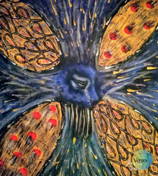 Colores Santos 38 x 41 cm / Acrylic / Unframed, shipped in roll