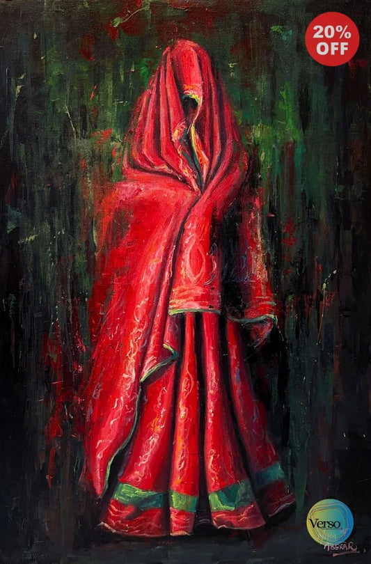 conceal - 24 x 36 cm / Oil / Unframed, shipped in a roll