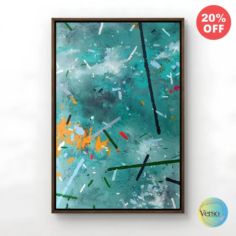 Continuum - 40 x 60 cm / Mixed / Framed, shipped flat