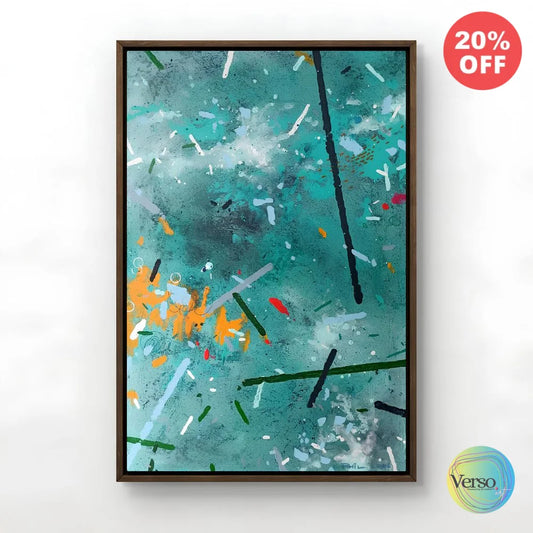 Continuum - 40 x 60 cm / Mixed / Framed, shipped flat