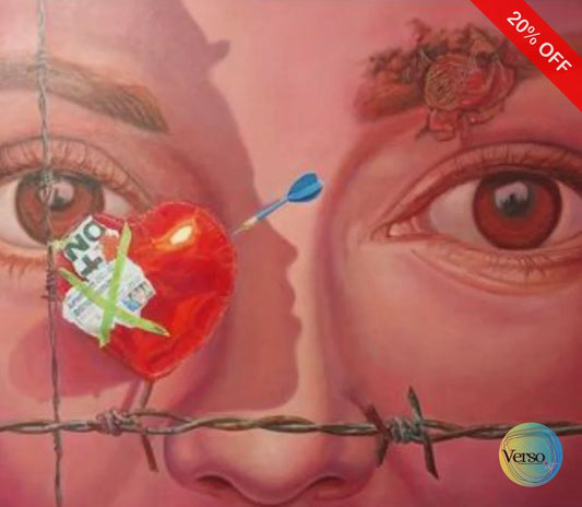 Corazón partió 43 x 49 inch / Oil / Unframed, shipped in roll