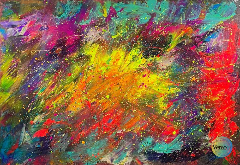 cosmology 100 x 70 cm / Acrylic / Unframed, shipped in roll