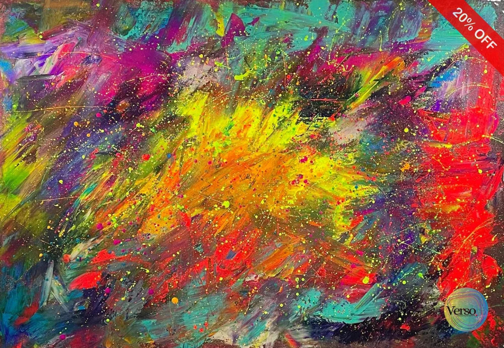 cosmology 100 x 70 cm / Acrylic / Unframed, shipped in roll