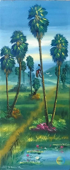 Countryside 70 x 30 cm / Acrylic / Unframed, shipped in roll