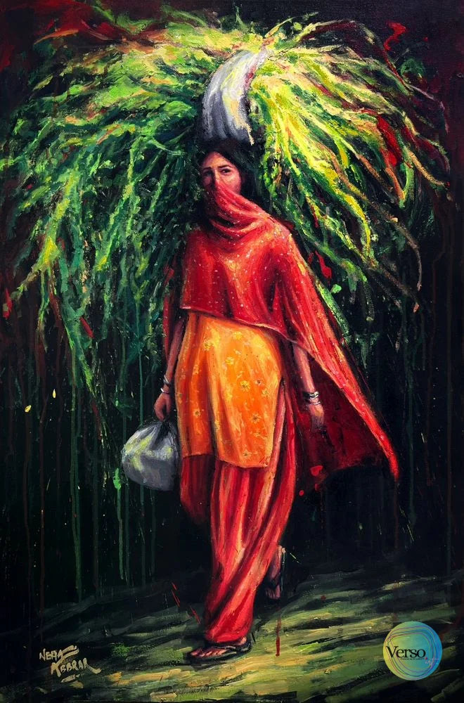 Cover 24 x 36 cm / Oil / Unframed, shipped in a roll