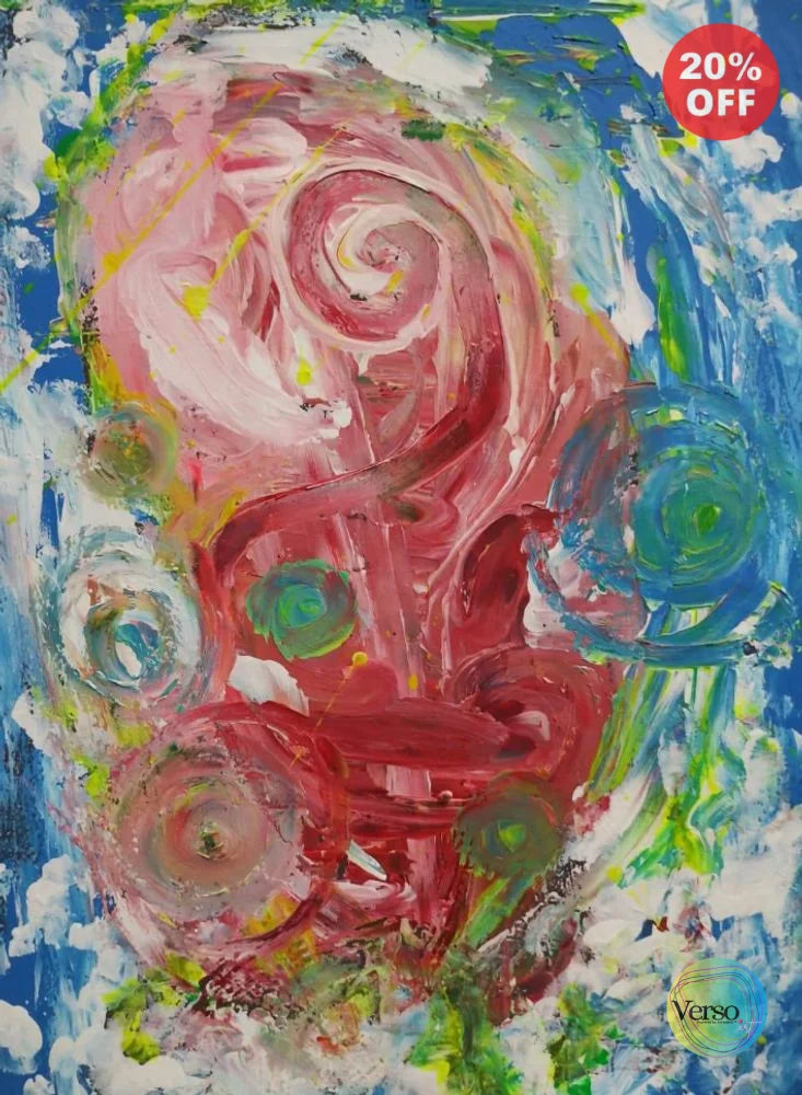 Creciente 20 x 30 cm / Oil / Unframed, shipped in roll