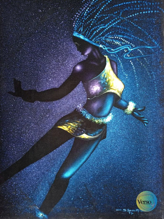 DANCE OF FREEDOM 31 x 44.5 cm / Oil / Unframed, shipped in a roll