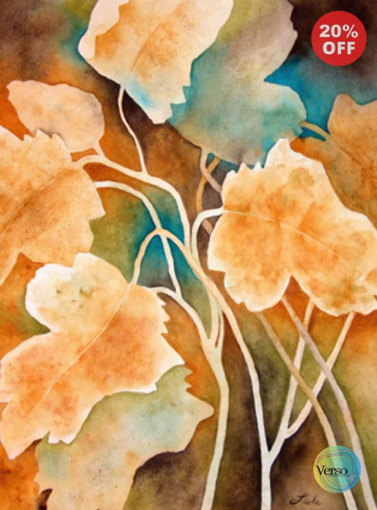 Dancing at dawn 47 x 61 cm / Watercolor / Unframed, shipped in roll