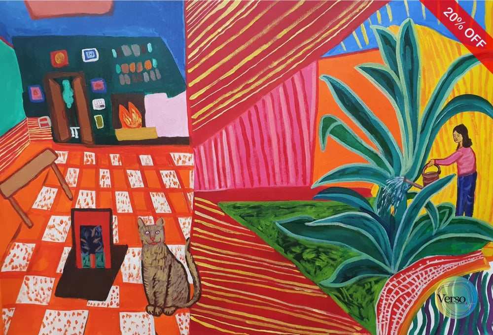 Darwaza 30 x 24 inch / Acrylic / Unframed, shipped in a roll