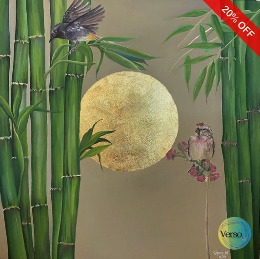 De l’art 18 x 18 cm / Oil / Unframed, shipped in roll