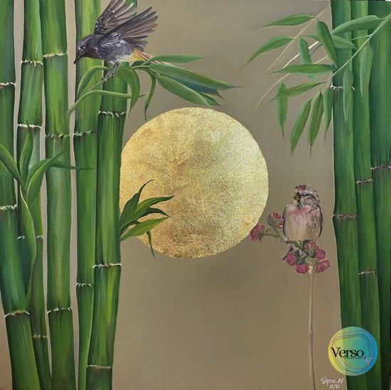 De l’art 18 x 18 cm / Oil / Unframed, shipped in roll