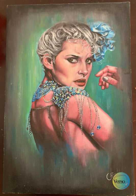 Dimonds 40 x 60 cm / Oil / Unframed, shipped in roll