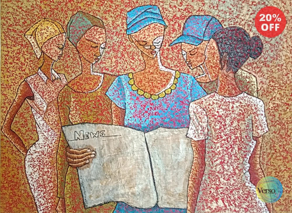 Discussion 24 x 36 cm / Oil / Unframed, shipped in a roll