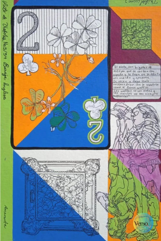 Dos de Tréboles 17.5 x 26 cm / Mixed / Unframed, shipped in a roll