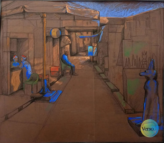 Egypt 70 x 50 cm / Pastel / Unframed, shipped in roll