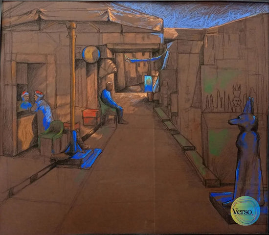 Egypt 70 x 50 cm / Pastel / Unframed, shipped in roll